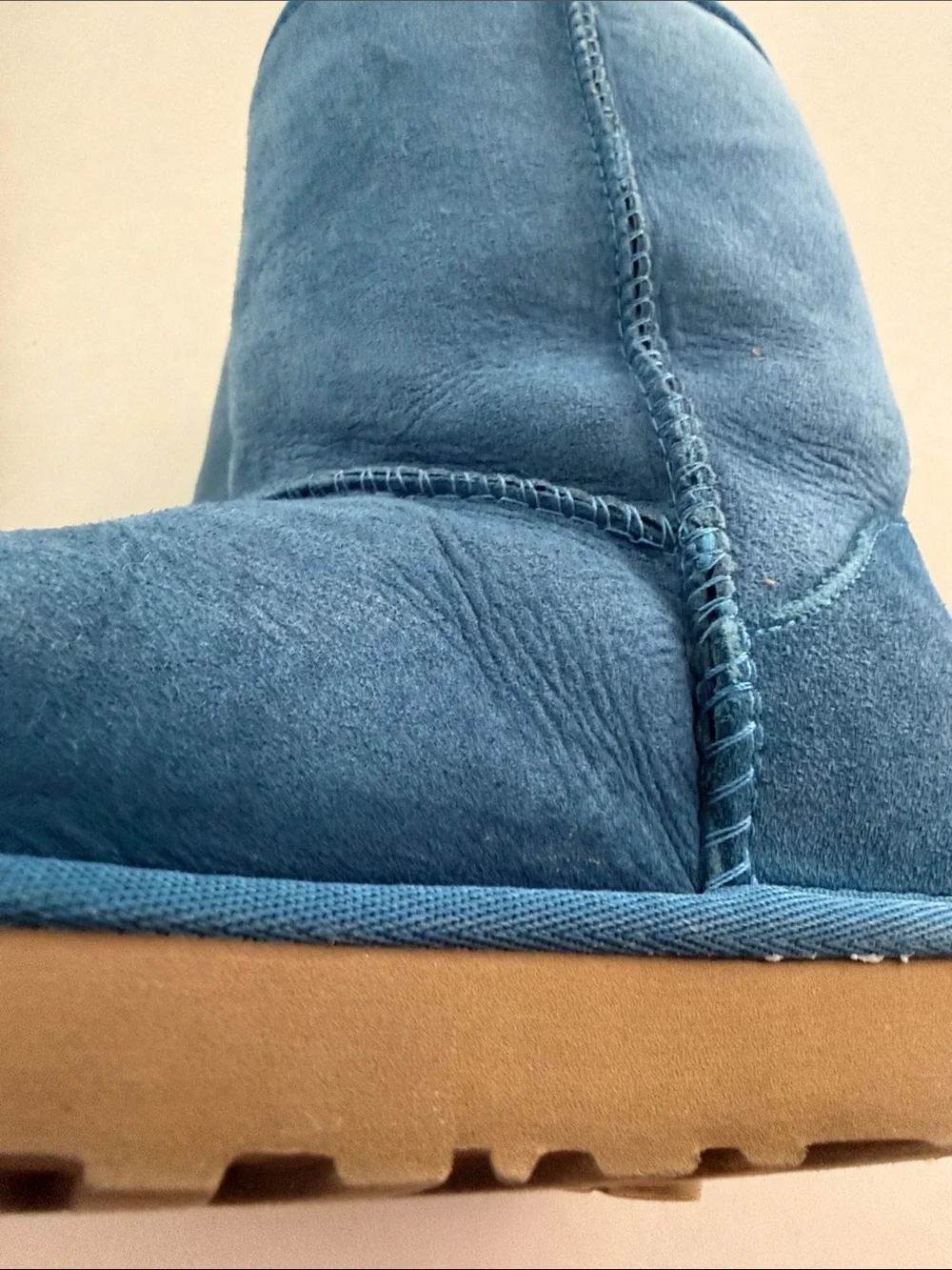 UGG Women's Mid-Calf Boot in Blue Suede